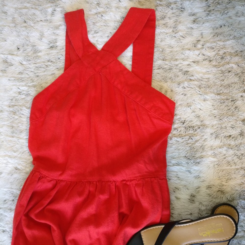 A New Day Red Midi Dress - XS